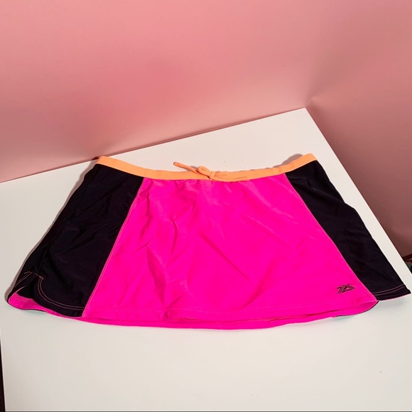 Vintage Dresses & Skirts - Vintage Y2K sexy mini neon swim skirt